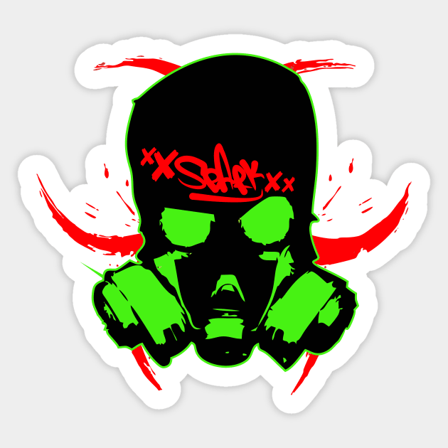 Toxic Sticker by SparkArt14